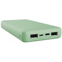 Зовнішній акумулятор (Power Bank) Trust Primo Eco 20000mAh Green (25027)