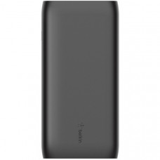 Зовнішній акумулятор (павербанк) Belkin 20000mAh 30W PD USB-A USB-C Black (BPB002BTBK)