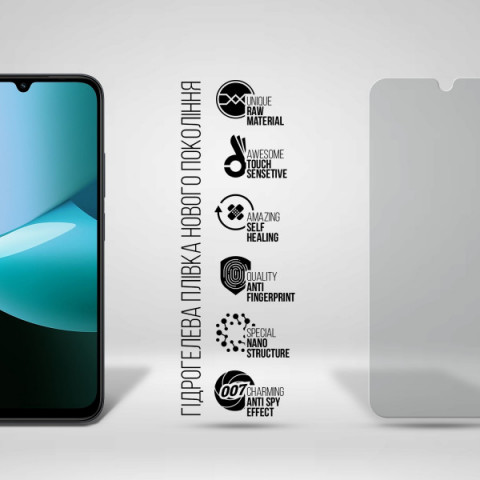 Гідрогелева плівка ArmorStandart Anti-spy для Xiaomi Redmi 15C 4G (ARM85452)
