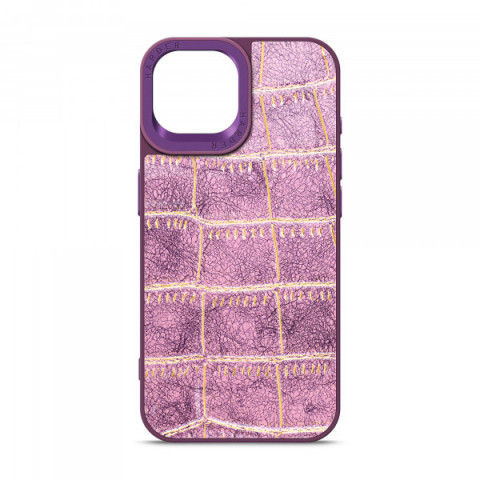 Чохол Harder Crocosaur для Apple iPhone 15 Purple (ARM76698)