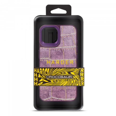 Чохол Harder Crocosaur для Apple iPhone 15 Purple (ARM76698)