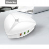Мережевий зарядний пристрій ColorWay (1USBx3A, 5USBx2.4A) QC3.0 White (CW-CHS06QW)