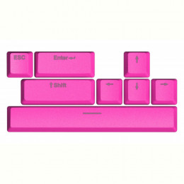 HATOR Knockout Pink PBT keycaps  - ESC/SPACE/ENTER/R.SHIFT/ARROWS (HTS-711)