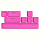 HATOR Knockout Pink PBT keycaps - ESC/SPACE/ENTER/R.SHIFT/ARROWS (HTS-711) Купити в Україні