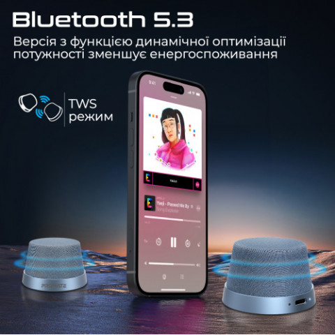Акустична система Promate Punch 3W Navy (punch.navy)